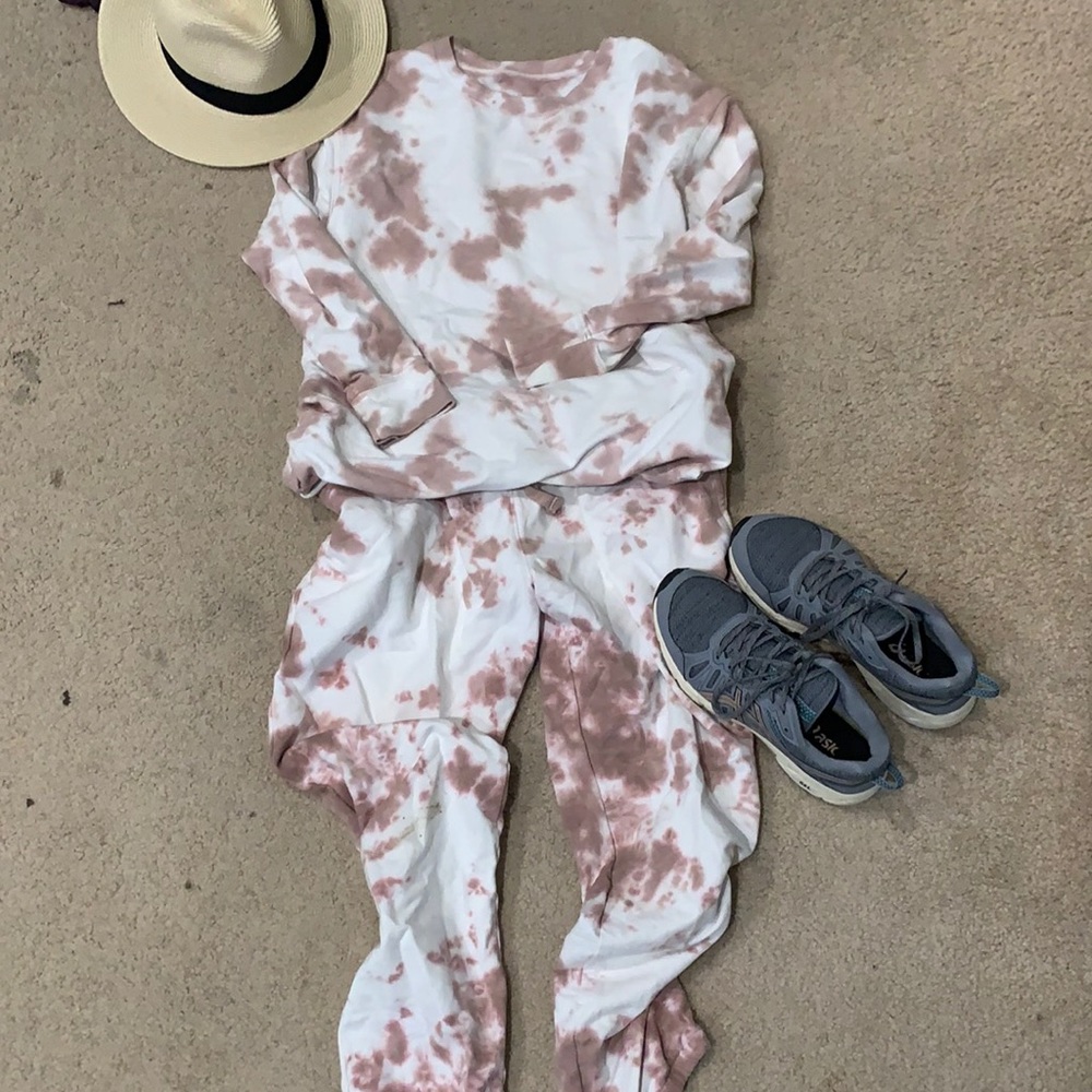 Isabel Maternity mauve pink jogger set